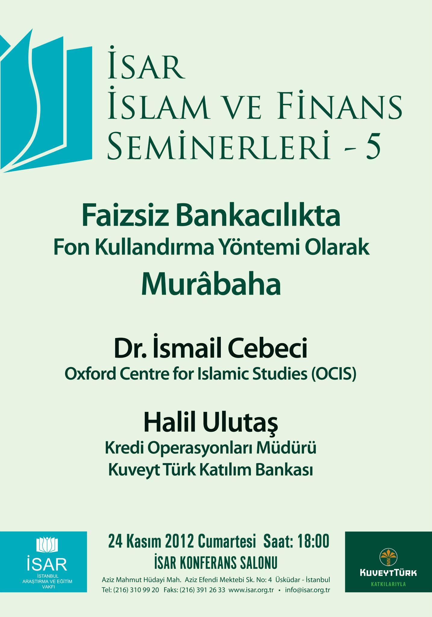 İslam ve Finans Seminerleri 5