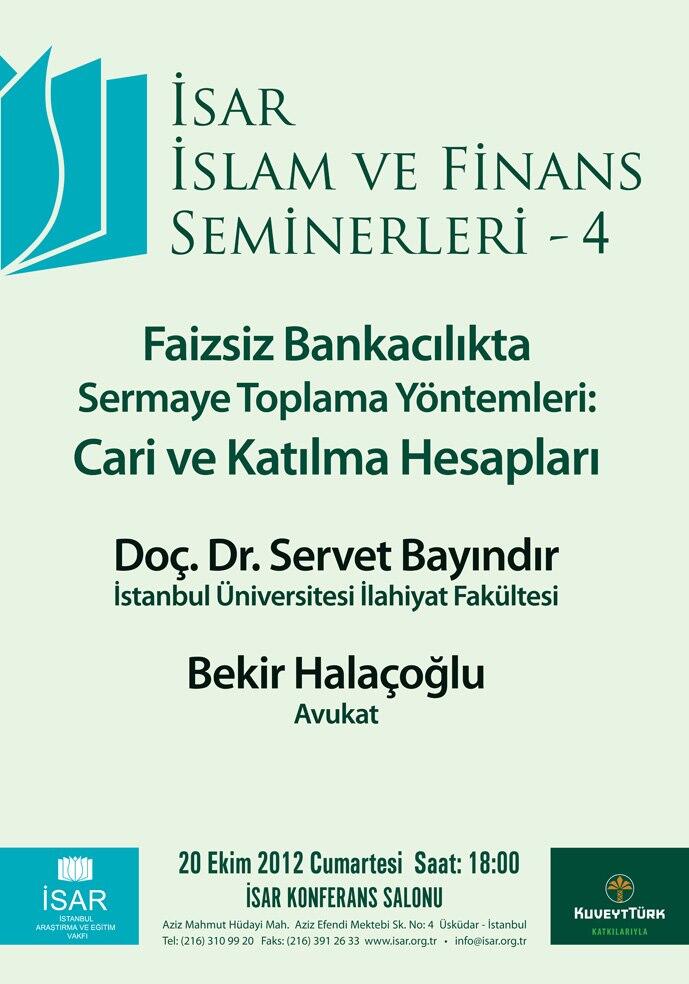 İSAR İslam ve Finans Seminerleri 4