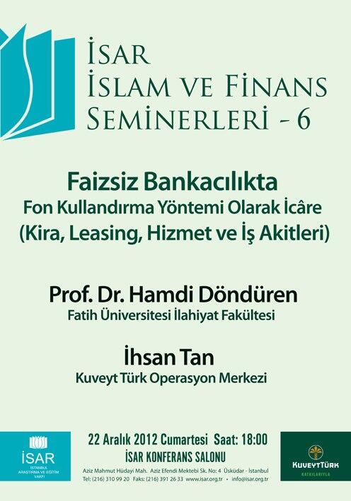 İslam ve Finans Seminerleri 6