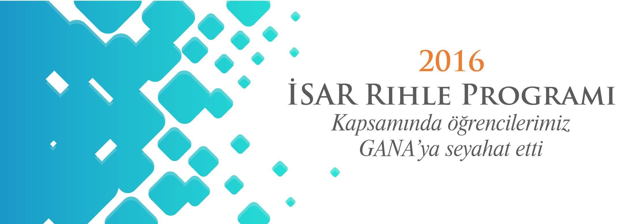 2016 İSAR Rıhle Programı