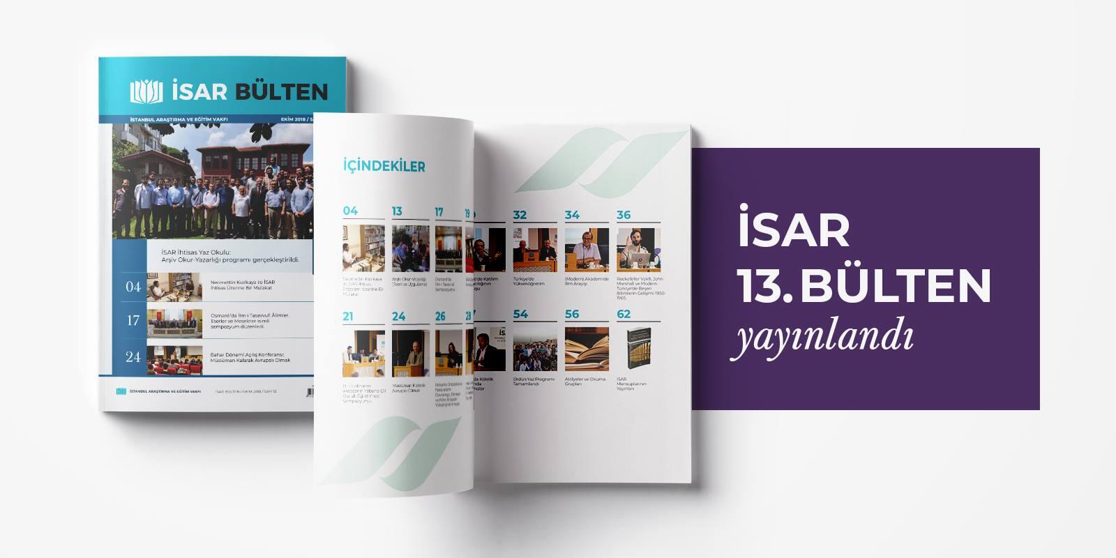 İSAR 13. Bülten Yayınlandı