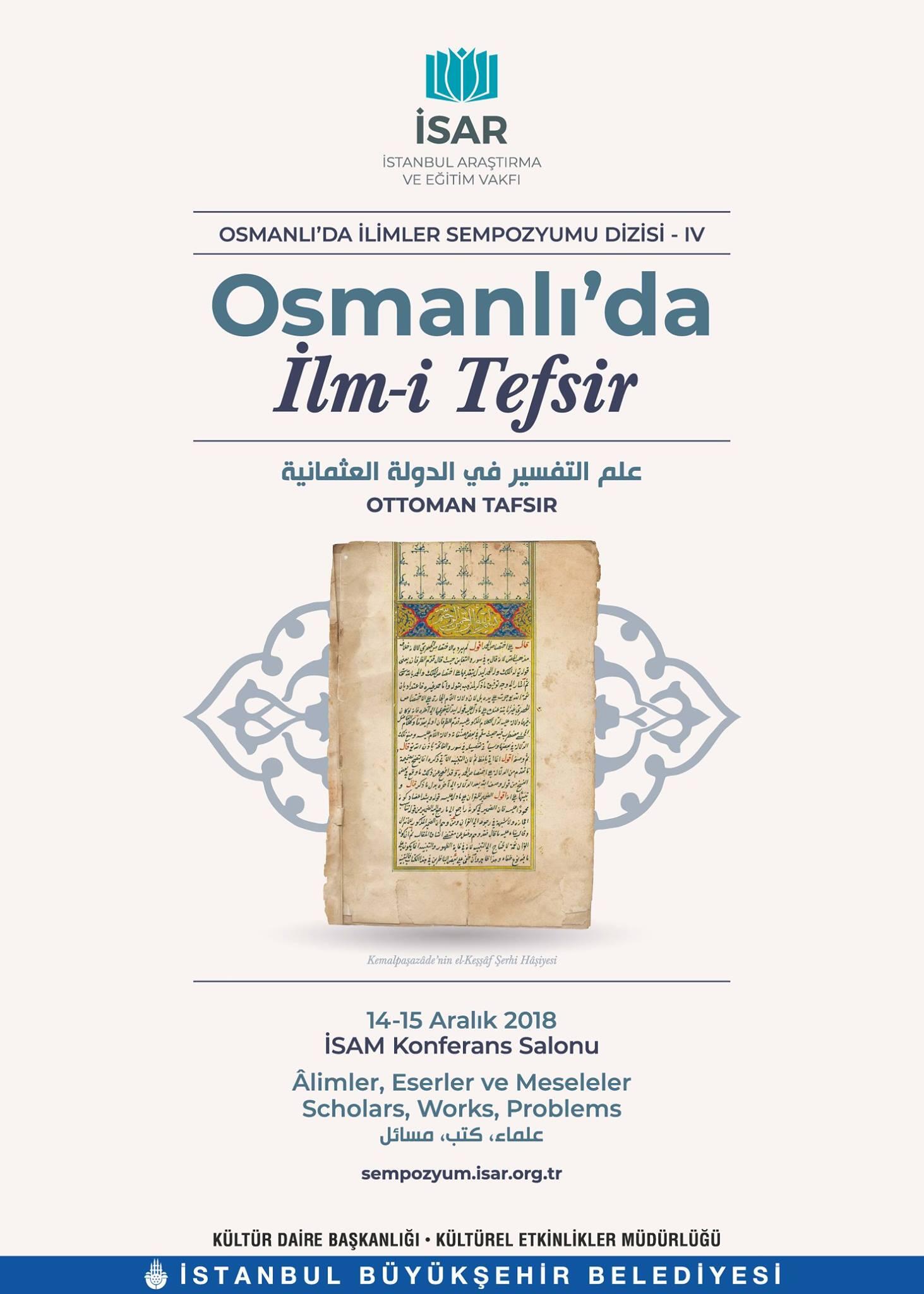 Osmanlı'da İlm-i Tefsir Sempozyumu