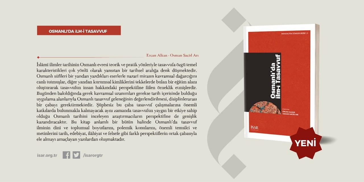 OSMANLI'DA İLM-İ TASAVVUF KİTABI ÇIKTI