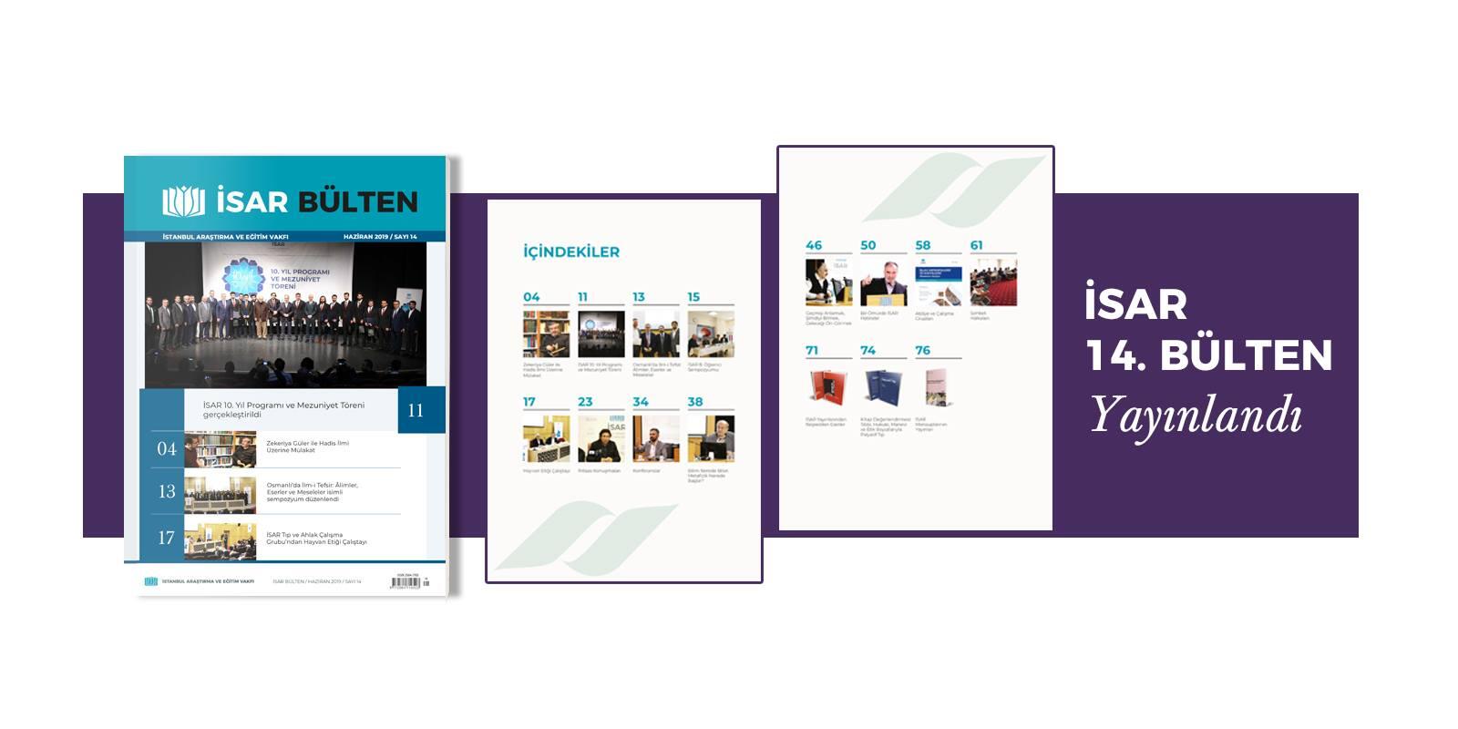 İSAR 14. BÜLTEN YAYINLANDI
