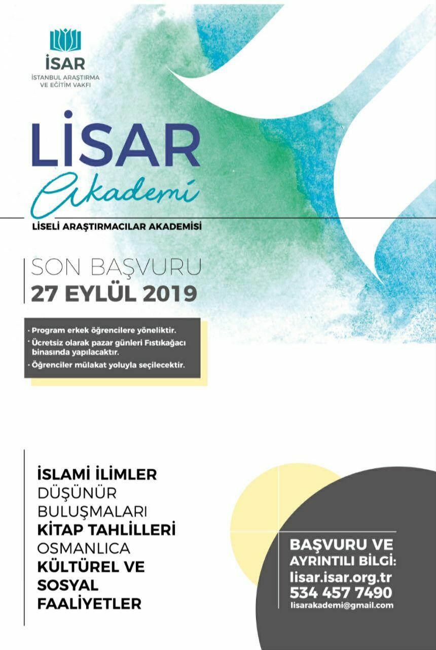 LİSAR Akademi Başvuruları Başladı
