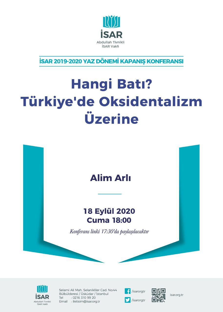 İSAR 2019 - 2020 YAZ DÖNEMİ KAPANIŞ KONFERANSI