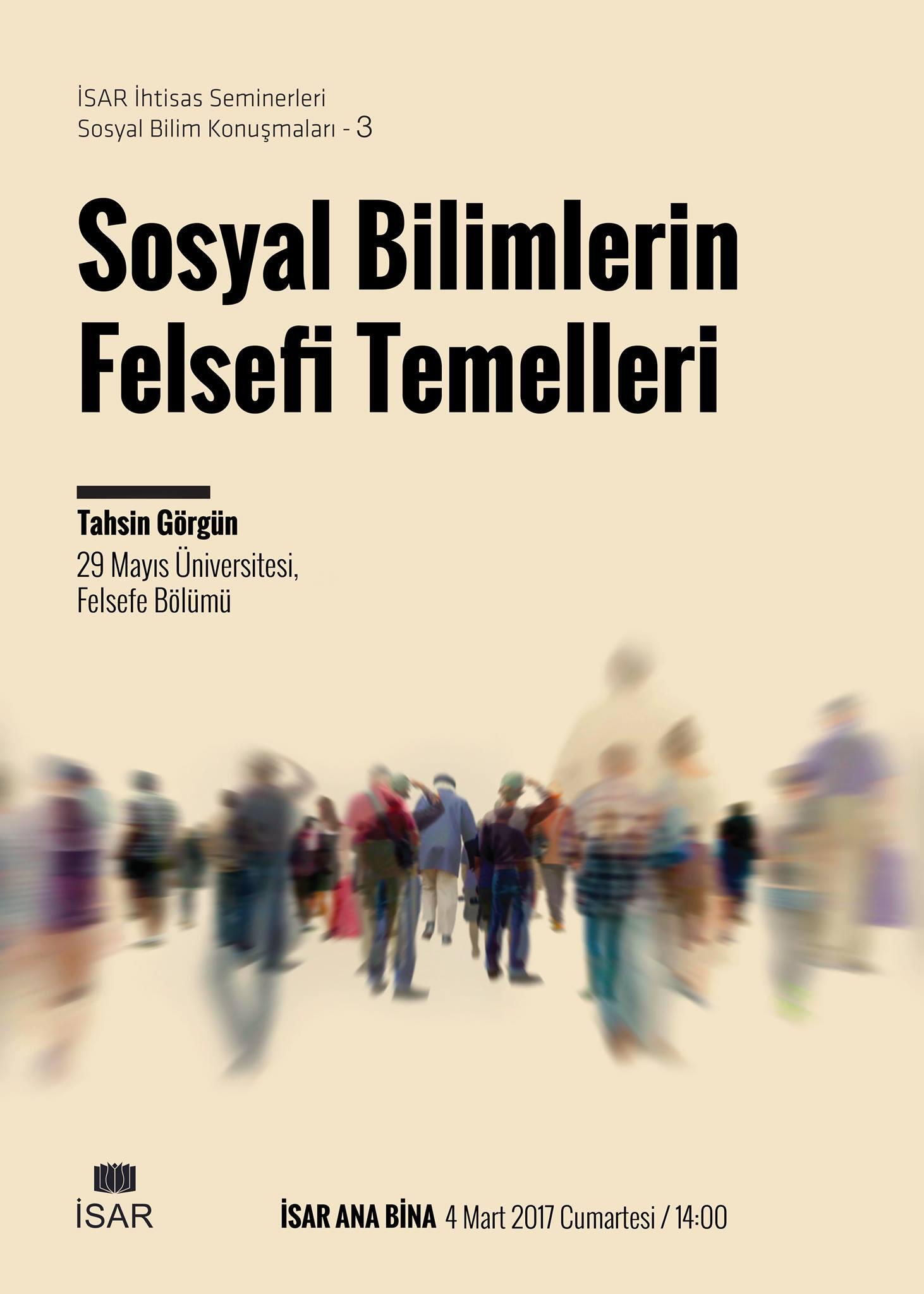 Sosyal Bilimlerin Felsefî Temelleri – Tahsin Görgün