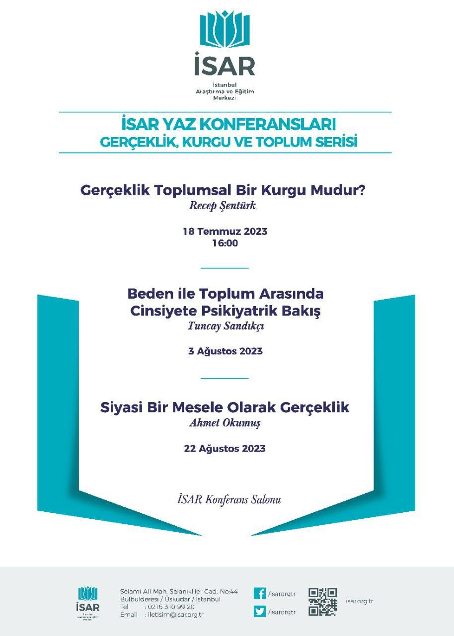 İSAR Yaz Dönemi Konferansları