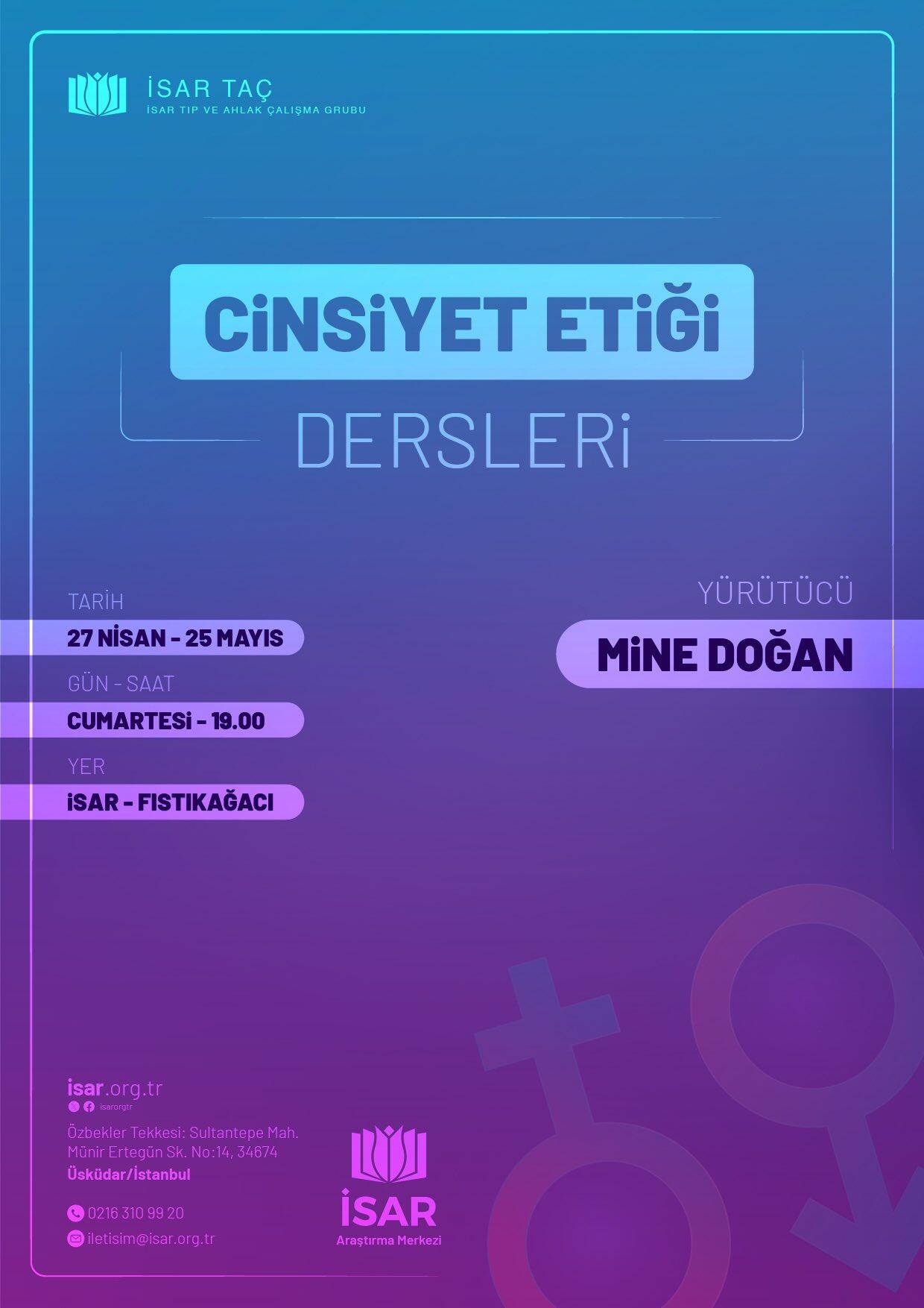 Cinsiyet Etiği Dersleri