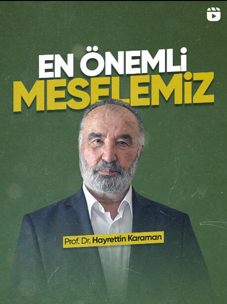 Our Most Important Issue