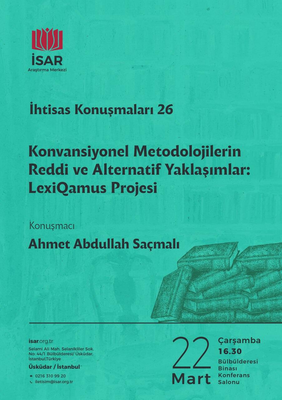 İSAR İhtisas Konuşmaları - 26