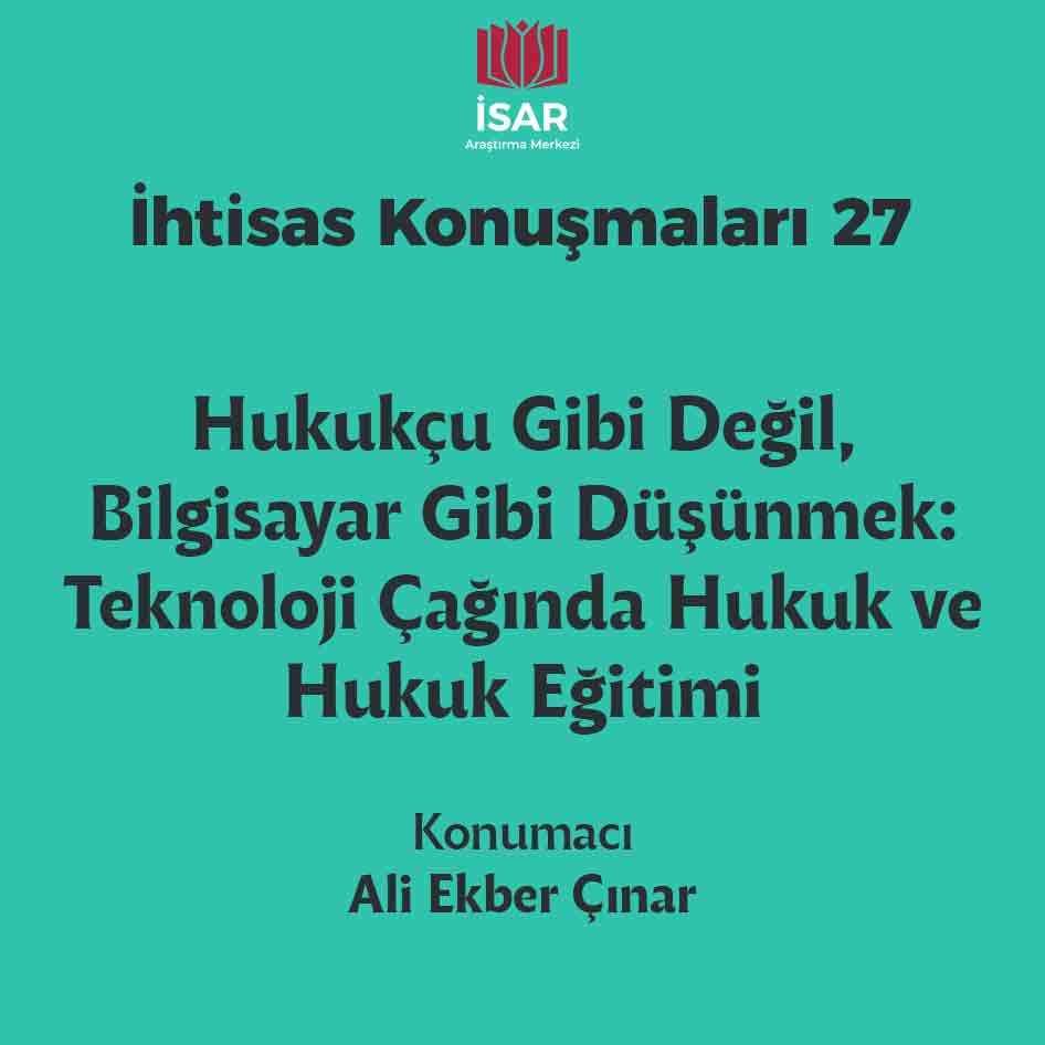 İSAR İhtisas Konuşmaları 27