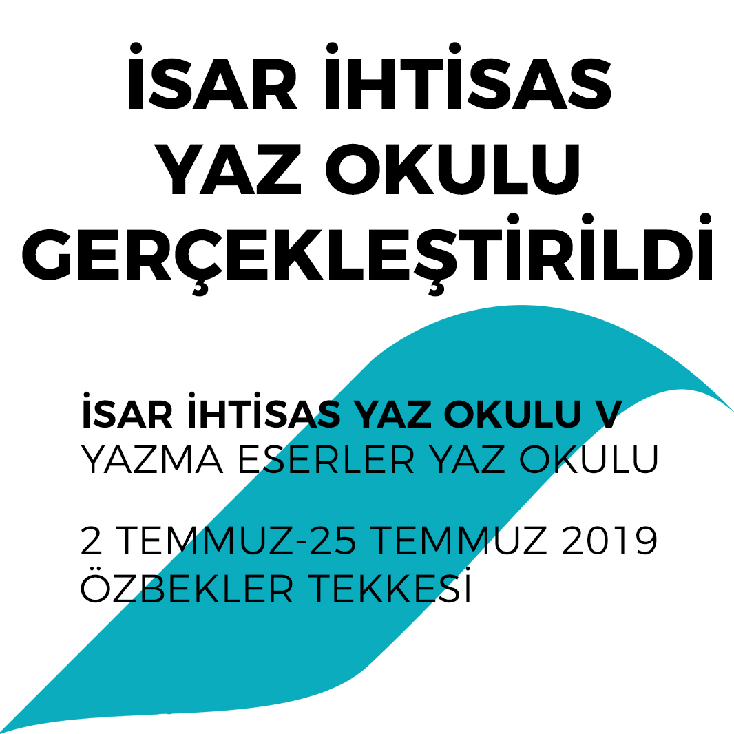 İSAR yaz okulu programı