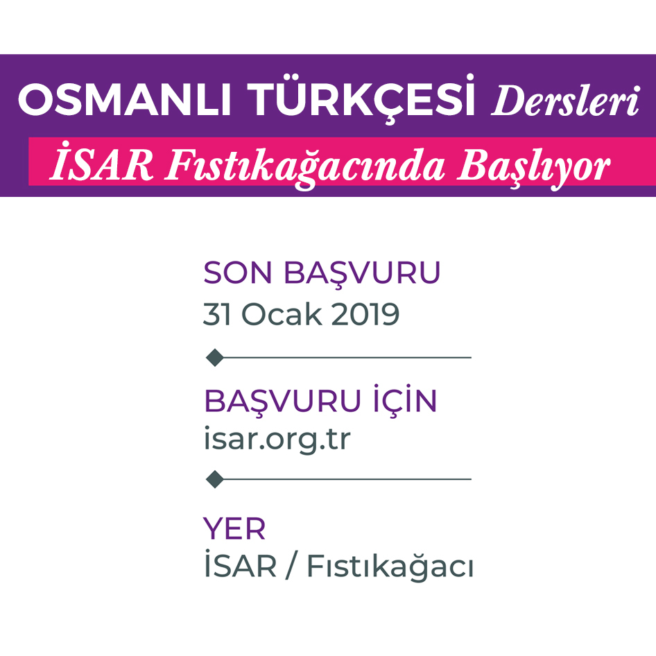 Osmanlı Türkçesi Dersleri Başlıyor