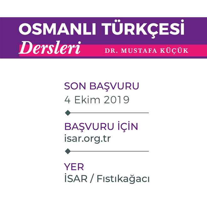 OSMANLI TÜRKÇESİ DERSLERİ DEVAM EDİYOR