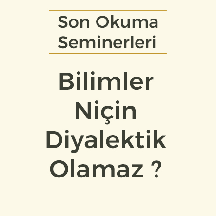 Son Okuma Seminerleri