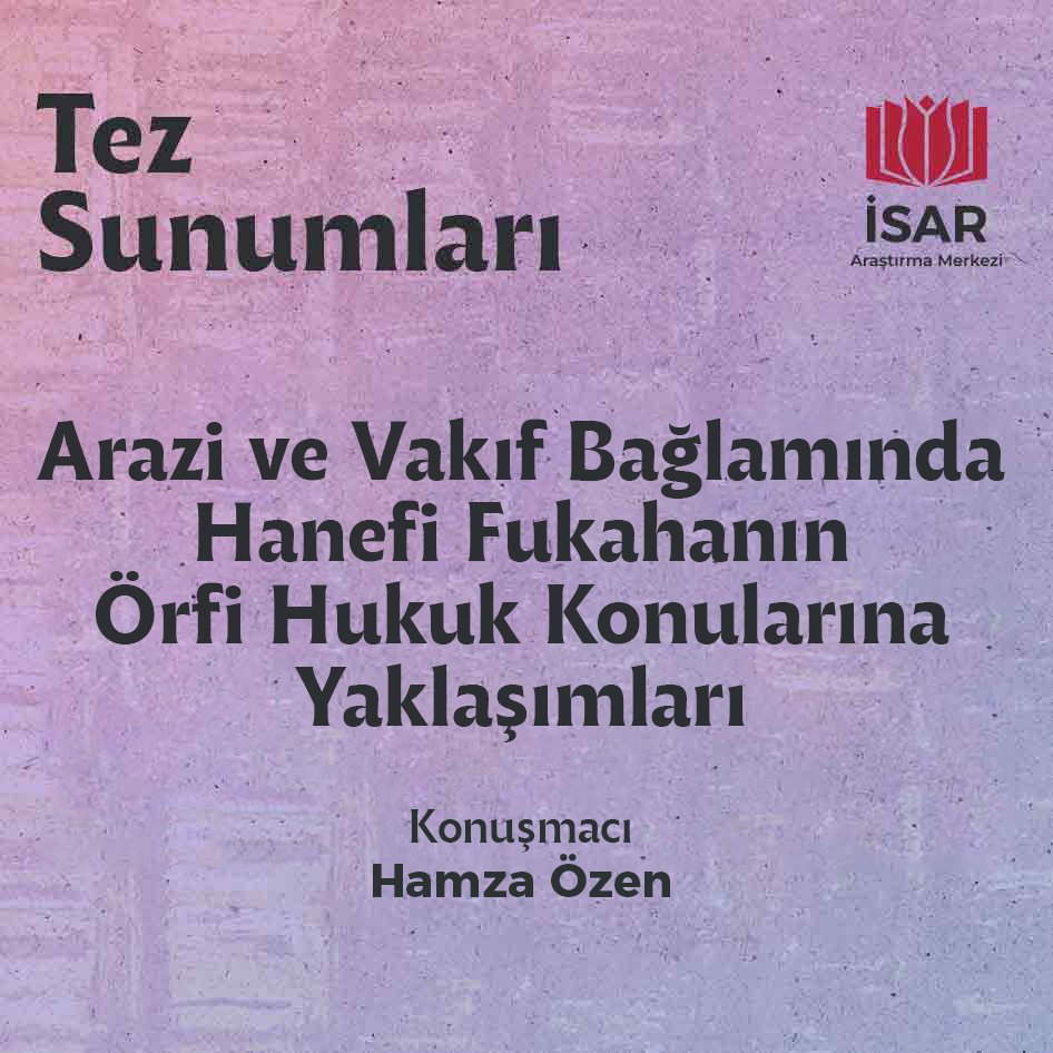 İSAR Tez Sunumları